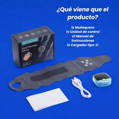 Muñequera masajeadora para aliviar el dolor